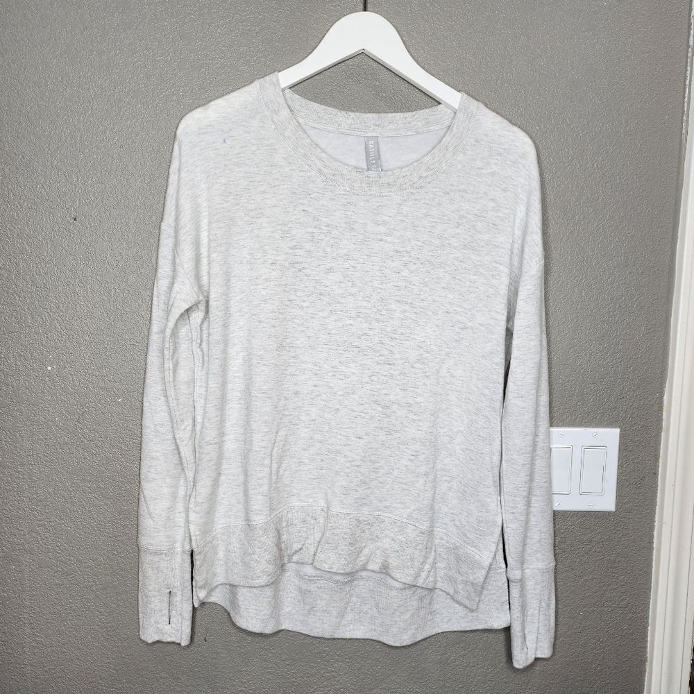 Athleta Womens Grey Pullover Sweatshirt